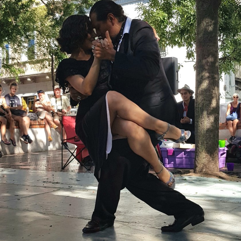 Tango in Dorrego Square, Buenos Aires